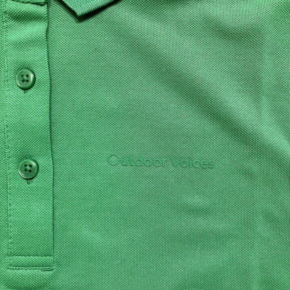 Outdoor Voices NWT Birdie Cropped Polo Kelly Green Size XXS - Picture 3 of 9